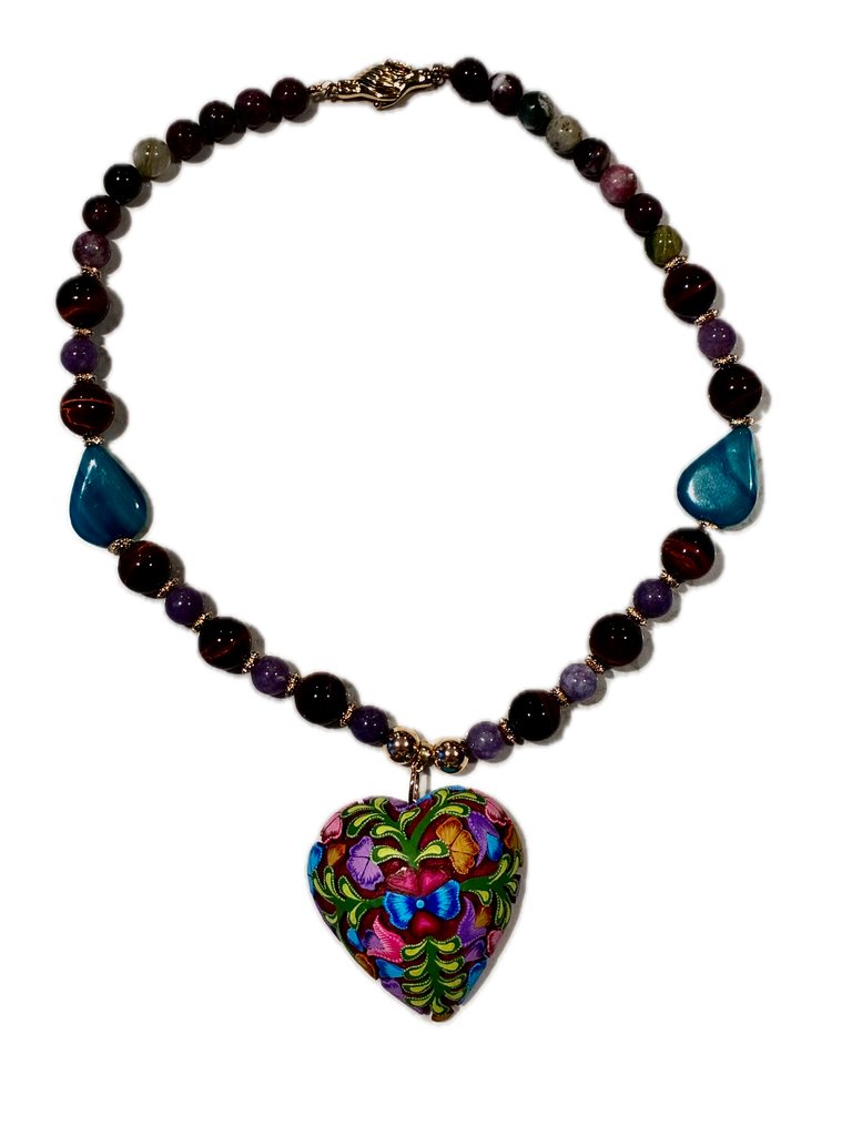 Customizable Necklace (Pendant & Stones)