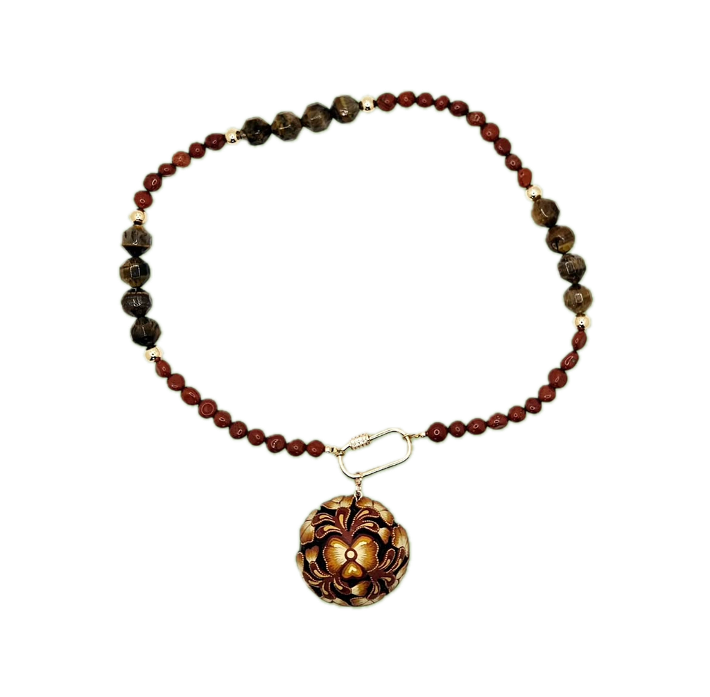 Hand-Carved Oaxacan Pendant Necklace