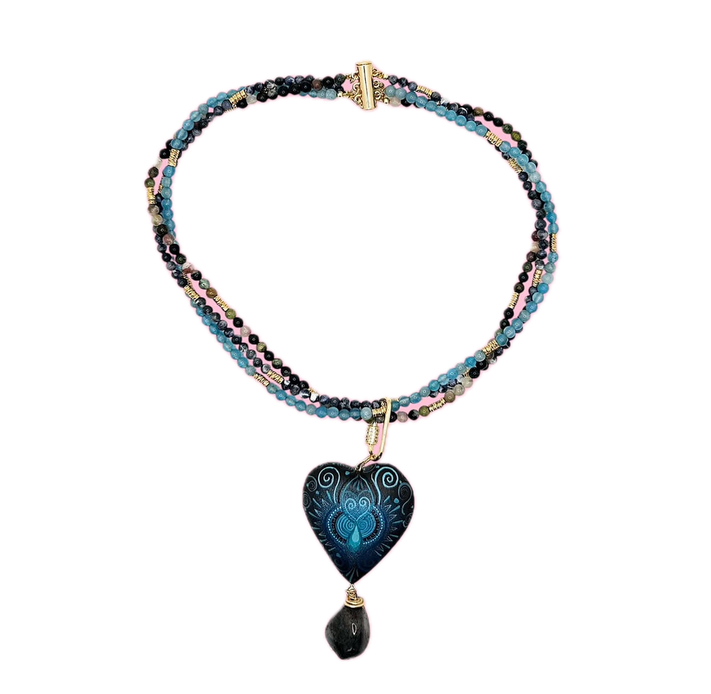 Oxacan Heart Pendant Necklace
