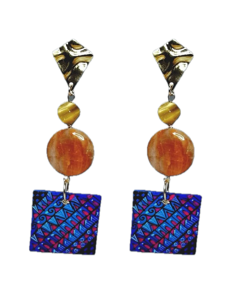 Alebrije Earrings (Marine)