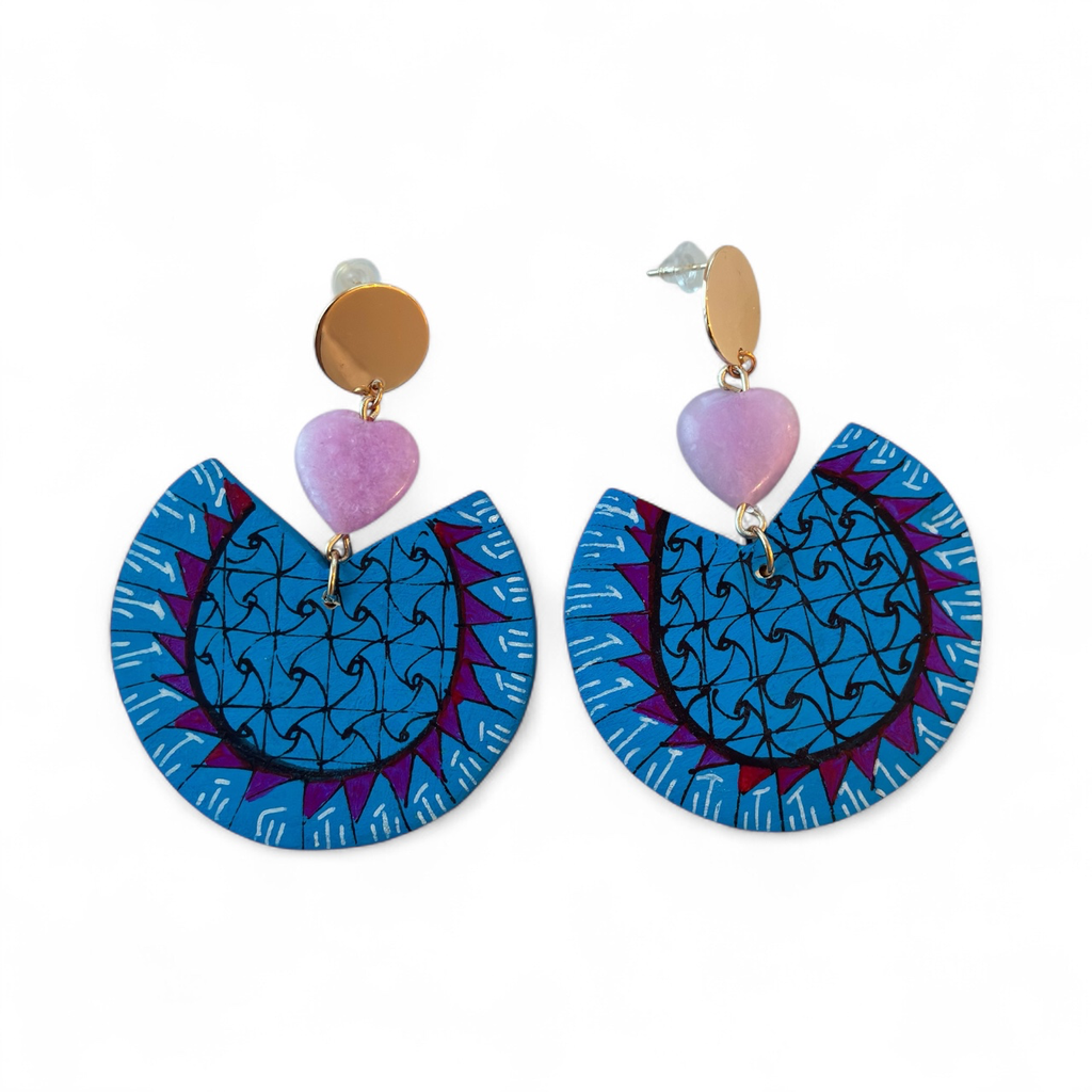 Alebrije Earrings (Cerulean)