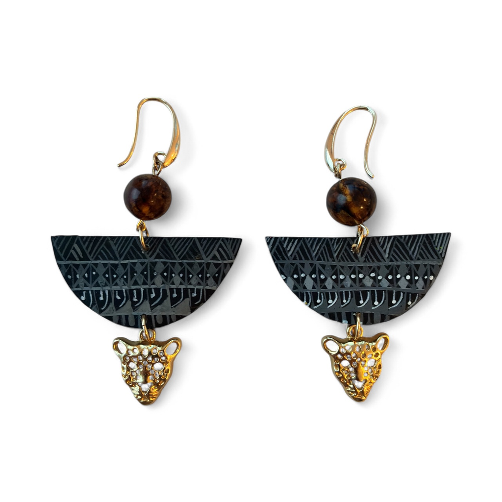 Alebrije Earrings (Grey)