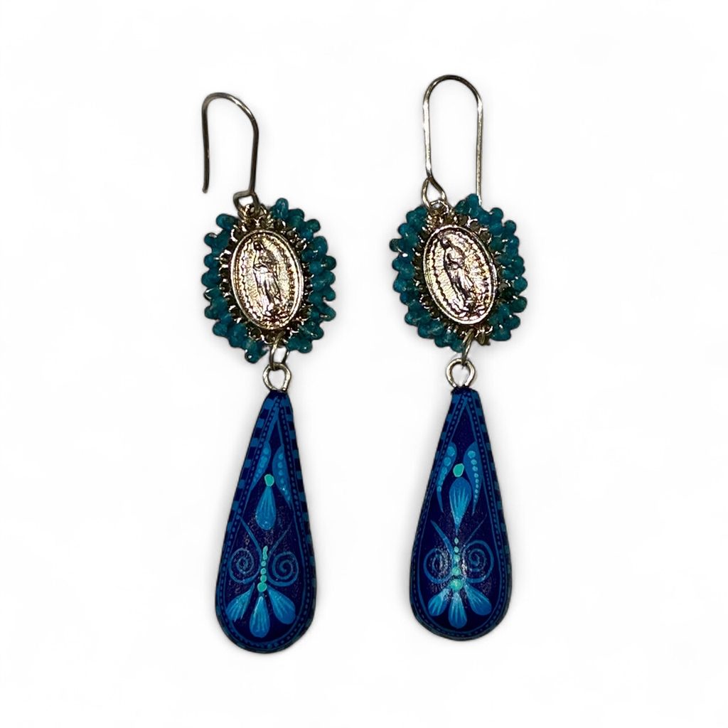 Holy Drop Earrings (Blue)