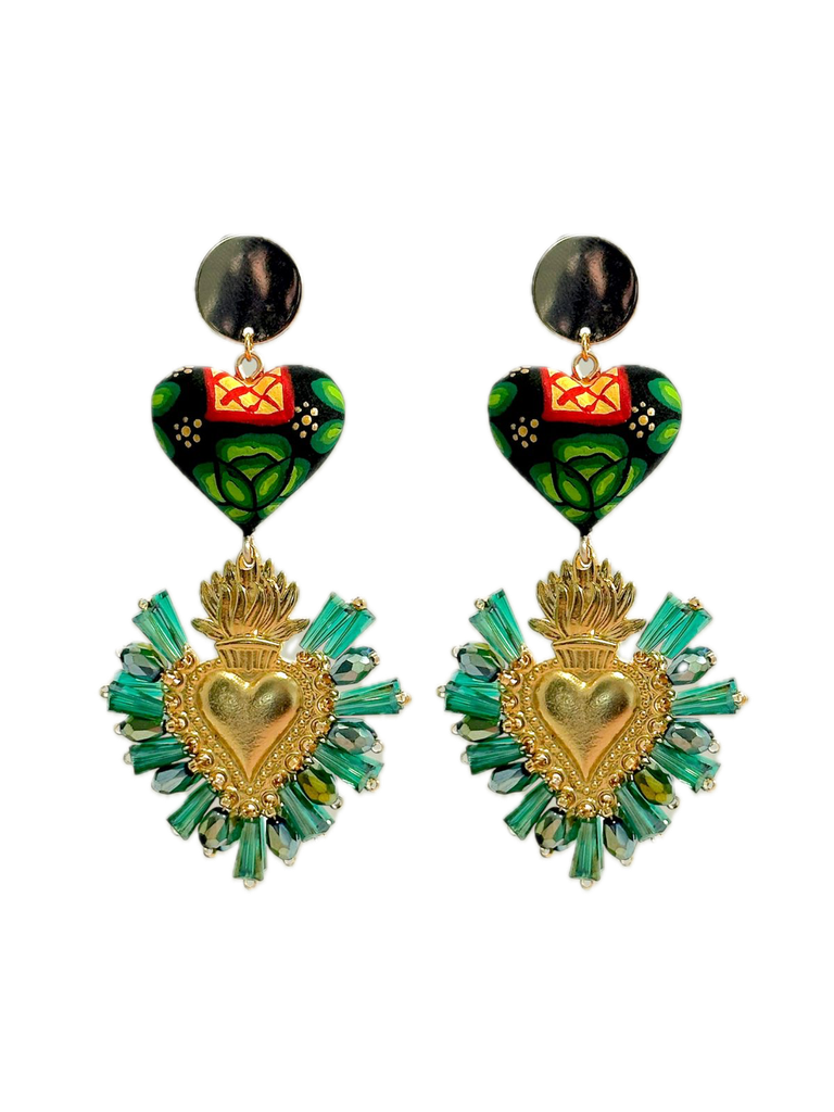 Sacred Hearts of Oaxaca (Green)