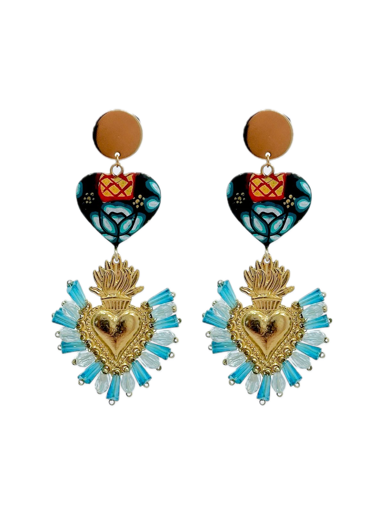 Sacred Heart of Oaxaca (Sky Blue)