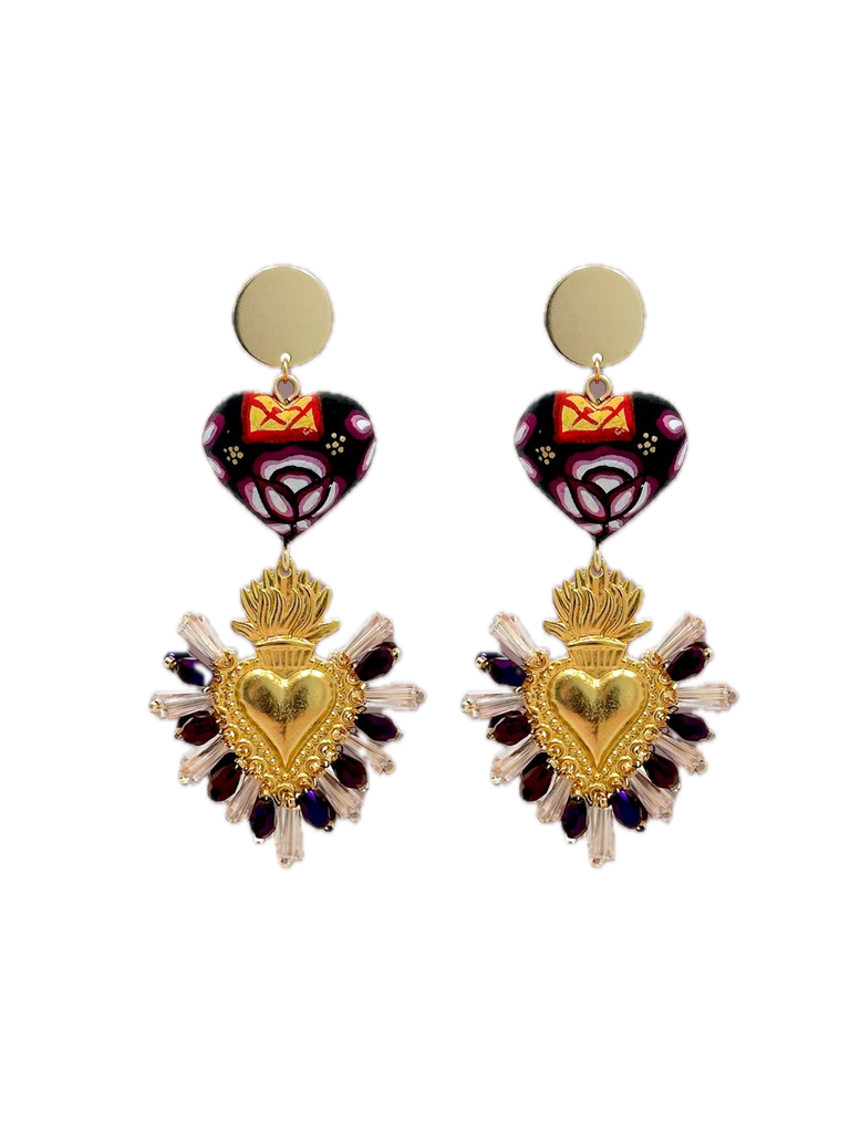 Sacred Heart of Oaxaca (Purples)