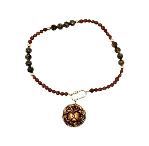 Hand-Carved Oaxacan Pendant Necklace